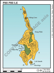phi phi island sailing chart